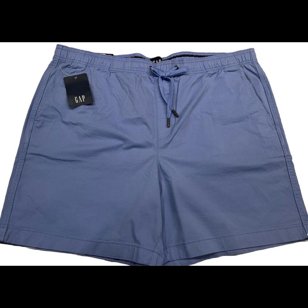 Gap Men's 7" Inseam Elasticized Waistband Stretch Twill Pull On Short NWT XXL